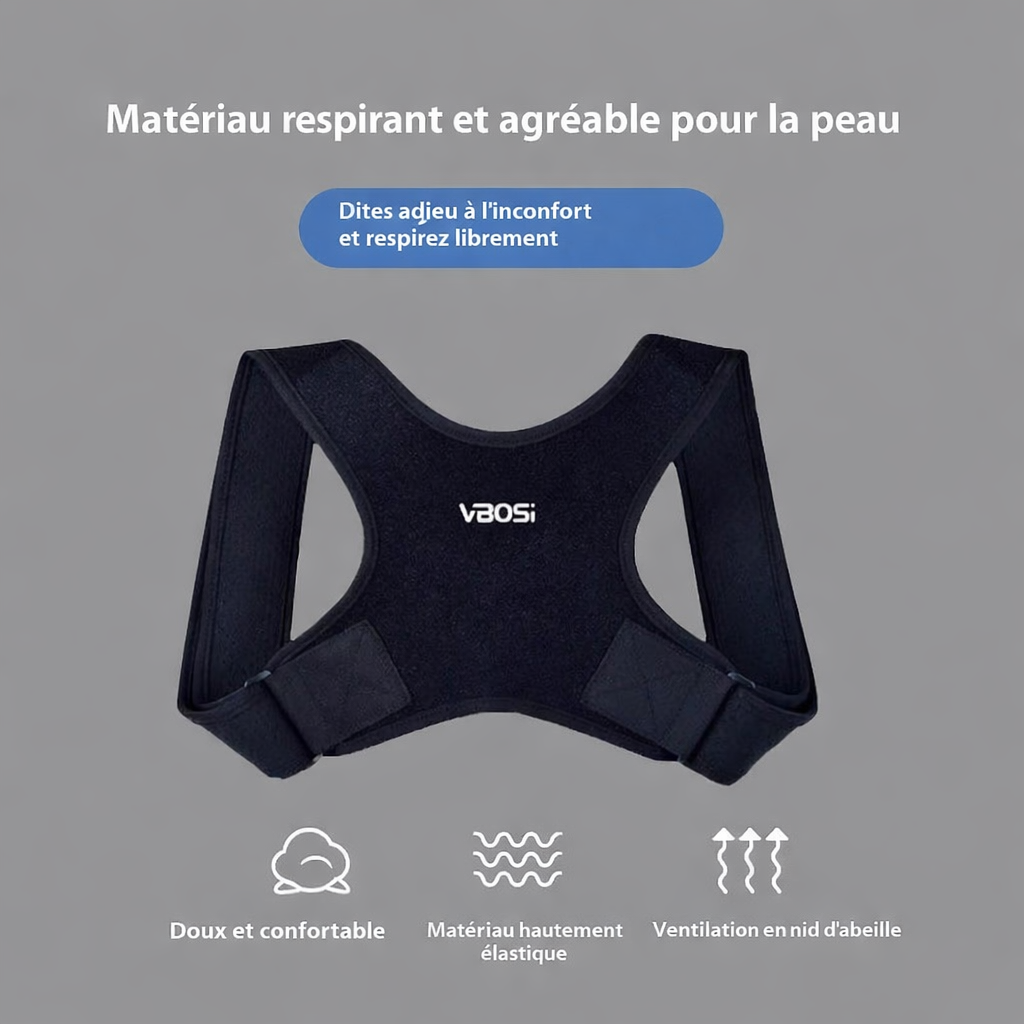 Correcteur de posture Orizon – Redresse dos réglable